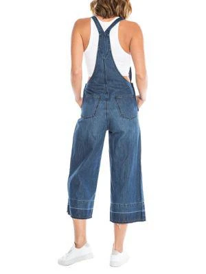 商品Juicy Couture|Easy Cropped Denim Overalls,价格¥559,第2张图片详细描述