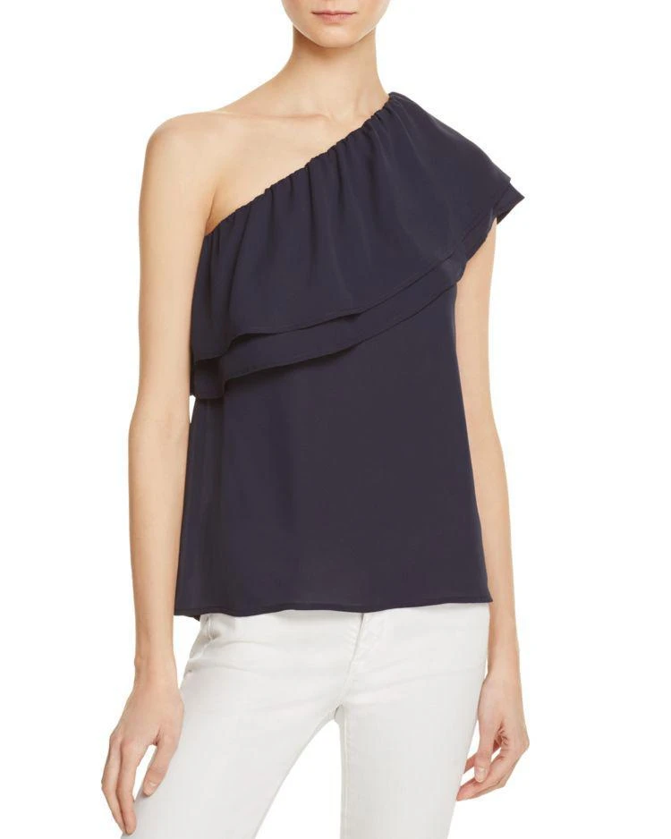 商品AQUA|AQUA Ruffle One Shoulder Top - 100% Exclusive,价格¥150,第1张图片