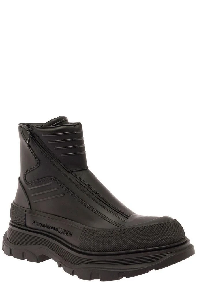 商品Alexander McQueen|Alexander McQueen Round-Toe Boots,价格¥4596,第2张图片详细描述