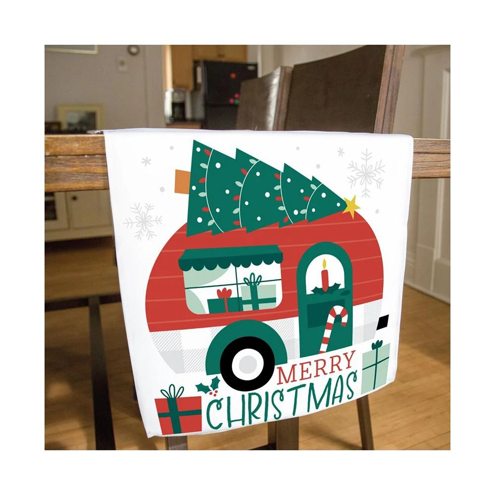 商品Big Dot of Happiness|Camper Christmas Holiday Party Table Decor Cloth Table Runner 13" x 70",价格¥201,第3张图片详细描述