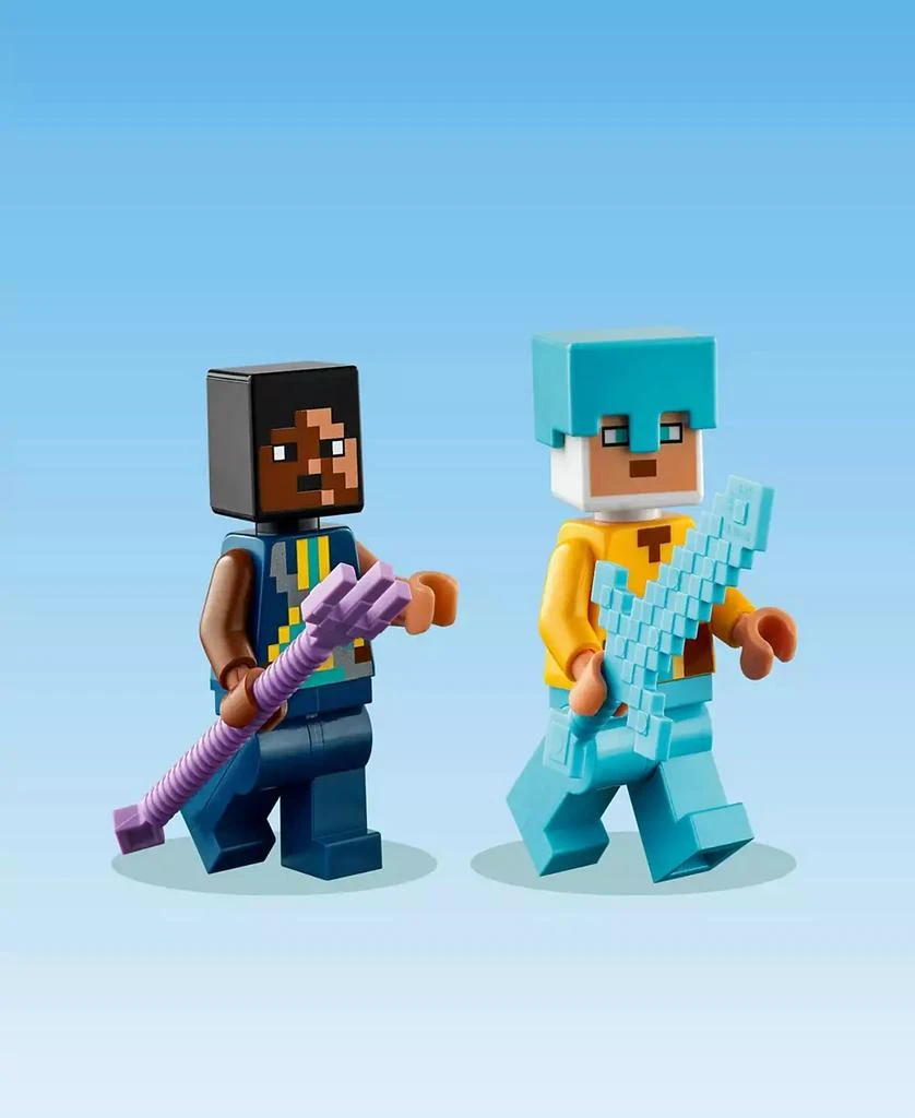 Minecraft The Sword Outpost 21244 Toy Building Set with Sentinel Soldier, Guardian Warrior, Allay, Skeleton, Creeper and Pig Figures 商品