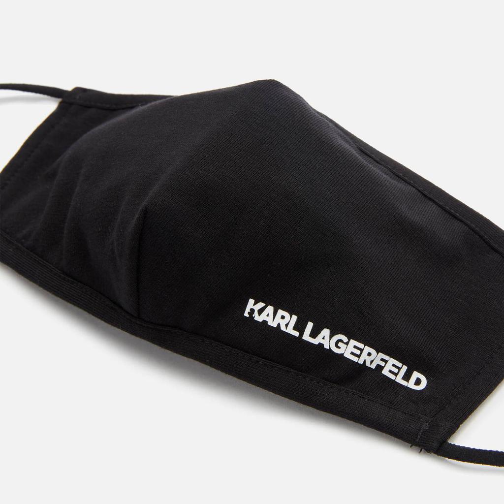 KARL LAGERFELD Women's Rue St Guillaume Facemask Set - Black商品第3张图片规格展示