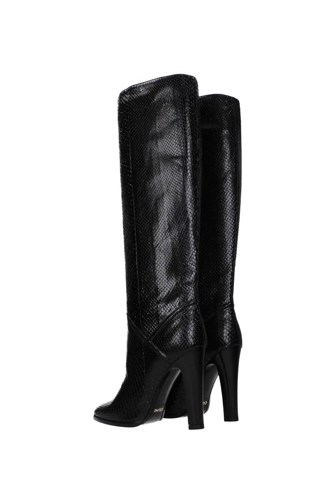 Boots claude Leather Python Black商品第4张图片规格展示