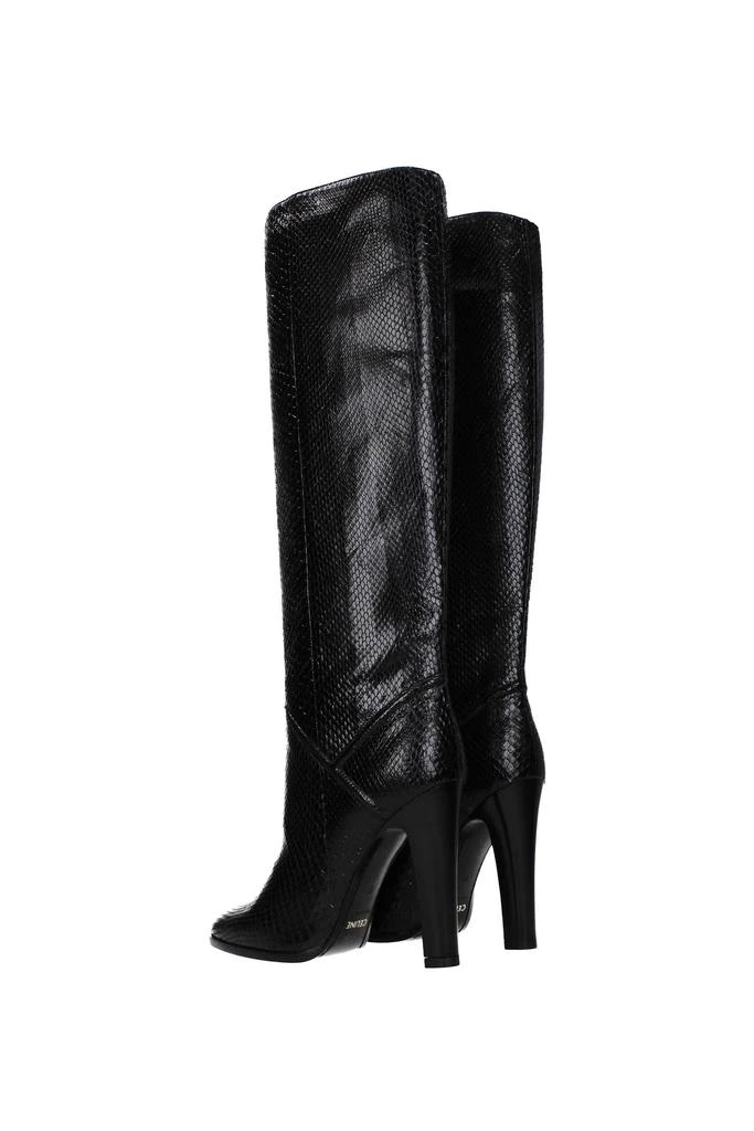 商品Celine|Boots claude Leather Python Black,价格¥10608,第4张图片详细描述