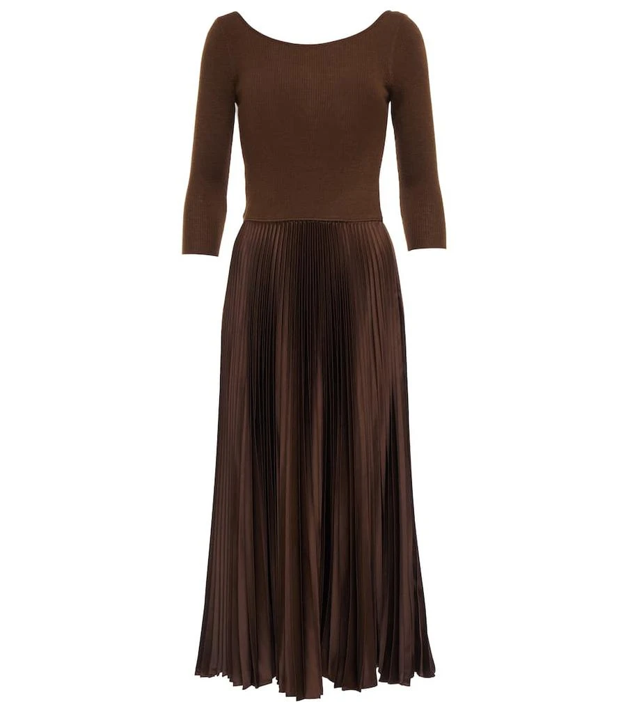 商品Ralph Lauren|Pleated midi dress,价格¥2419,第1张图片