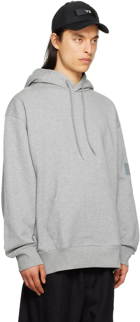 商品Y-3|Gray Loose Hoodie,价格¥1033,第2张图片详细描述