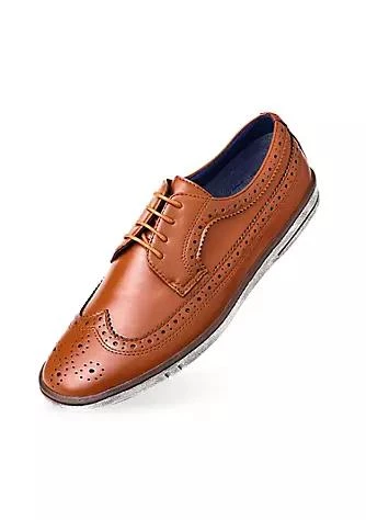 商品Mio Marino|Marino Mens Casual Wingtip Dress Shoes,价格¥374,第1张图片详细描述