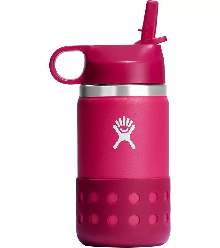 商品Hydro Flask|Hydro Flask 12 oz. Kids' Wide Mouth Bottle with Straw Lid and Boot,价格¥247,第1张图片