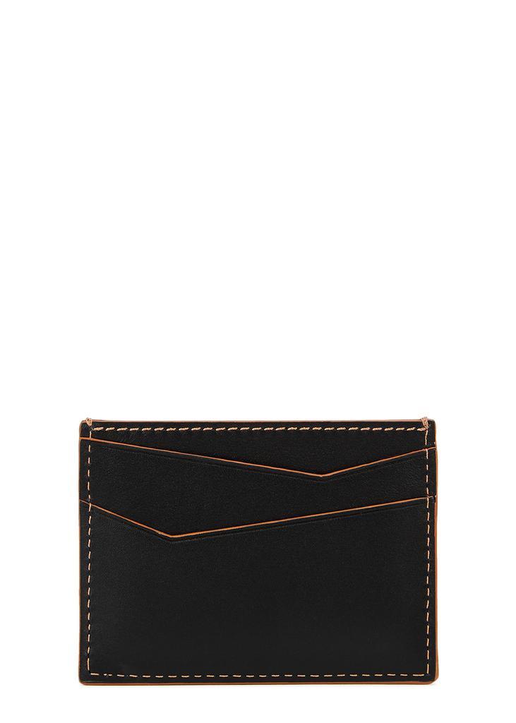 商品Loewe|Puzzle black leather card holder,价格¥1861,第4张图片详细描述