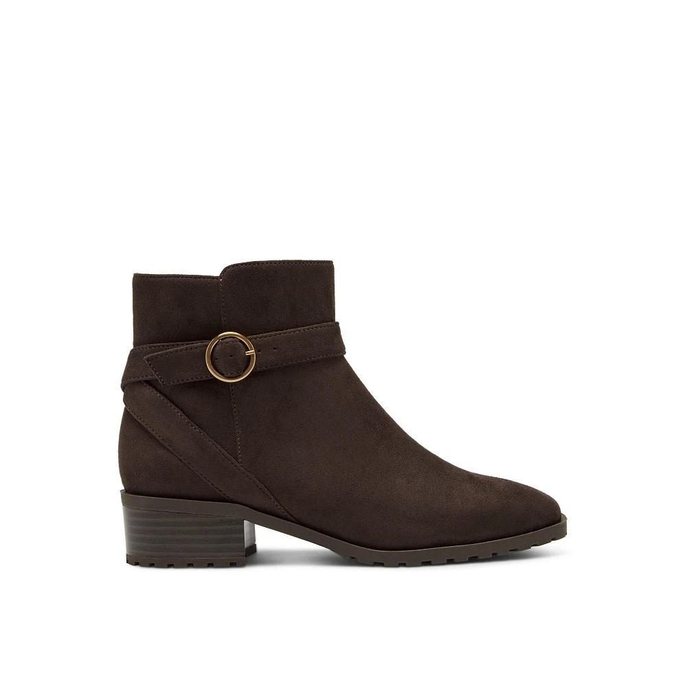 商品Anne Klein|Women's Charlton Buckle Detail Casual Booties,价格¥947,第2张图片详细描述