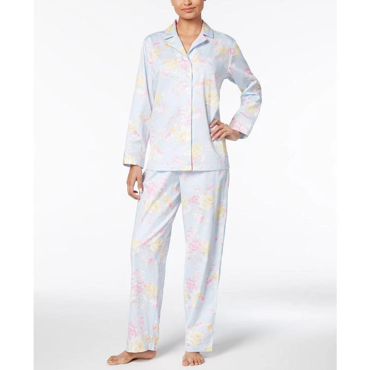 商品Ralph Lauren|Floral-Print Sateen Pajama Set,价格¥358,第1张图片