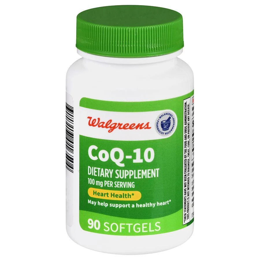 商品Walgreens|CoQ-10 100 mg Softgels (90 days),价格¥334,第1张图片