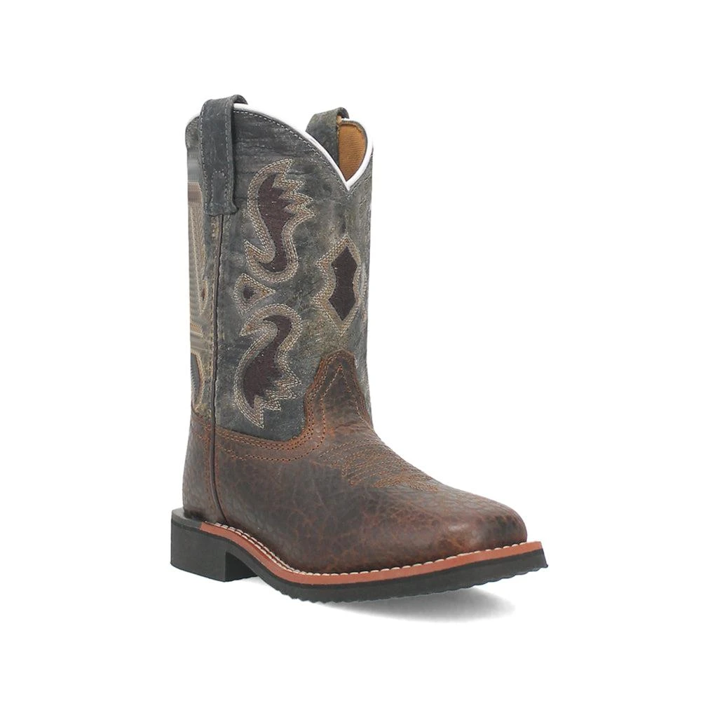 商品Dan Post Boots|Creek Square Toe Cowboy Boots (Little Kid-Big Kid),价格¥644,第2张图片详细描述