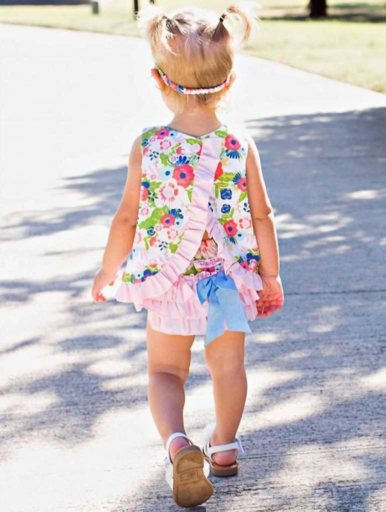 商品Rufflebutts|Rufflebutts - ENGLISH GARDEN 2 PC. SWING TOP AND DIAPER COVER SET,价格¥427,第2张图片详细描述