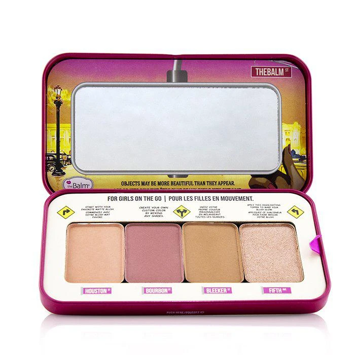 商品theBalm|TheBalm 公路驰骋约会之旅腮红盘 (4x 胭脂) - # Grl Pwdr -Grl Pwdr(8g/0.28oz),价格¥128,第3张图片详细描述