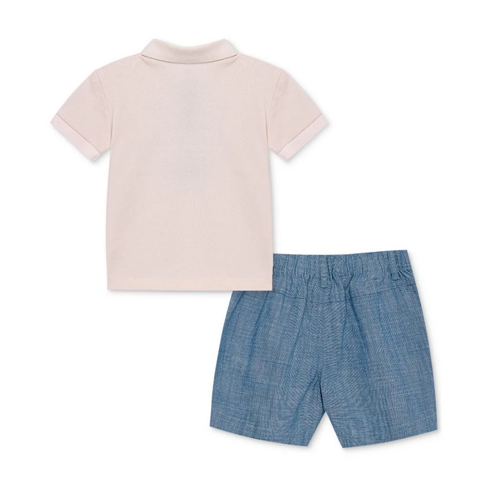 商品Little Me|Baby Boys Polo Shirt and Shorts, 2 Piece Set,价格¥86,第2张图片详细描述