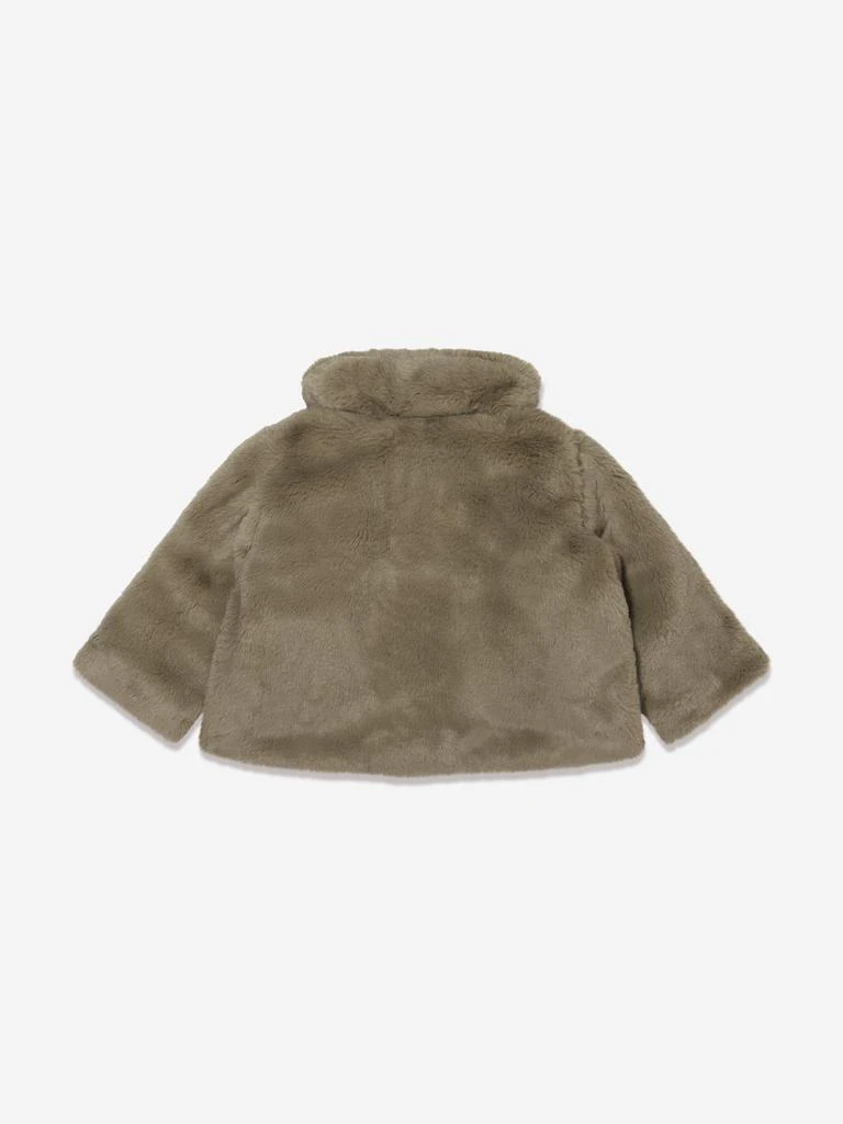 商品Bonpoint|Baby Girls Faux Fur Jacket ion Brown,价格¥1442-¥1537,第2张图片详细描述