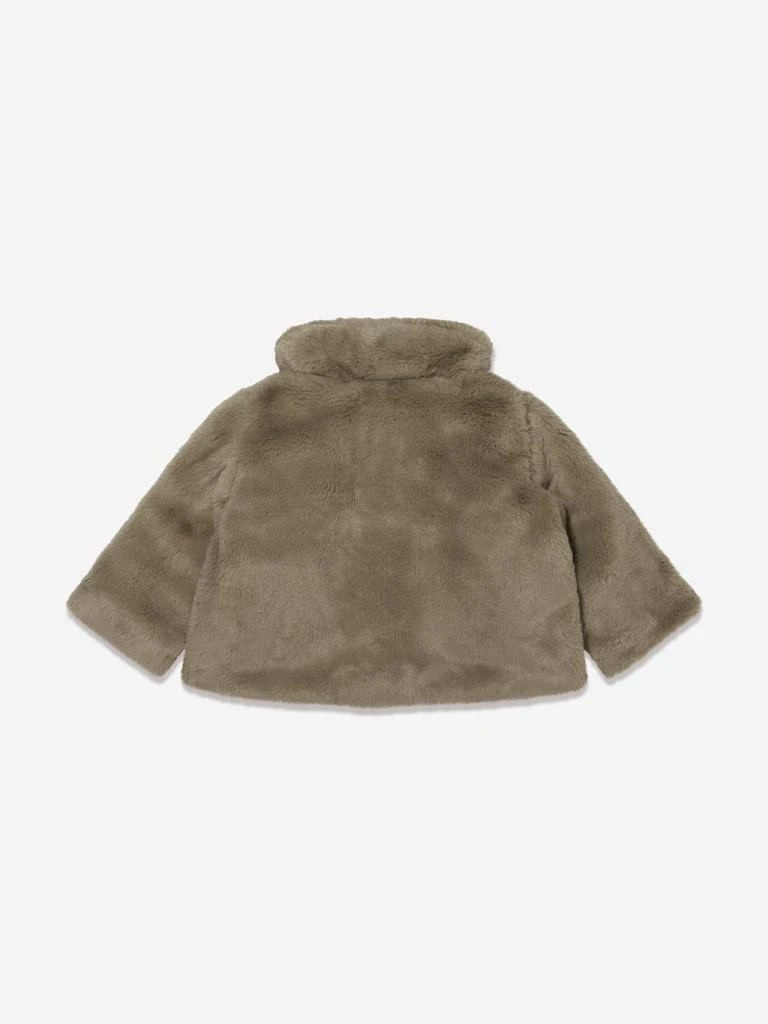 商品Bonpoint|Bonpoint Baby Girls Faux Fur Jacket ion Brown,价格¥852,第2张图片详细描述