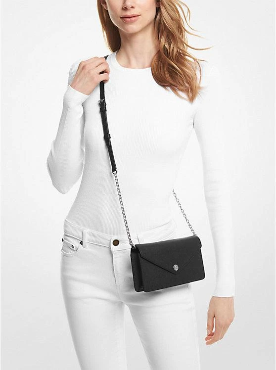 商品Michael Kors|Small Saffiano Leather Envelope Crossbody Bag,价格¥508,第4张图片详细描述