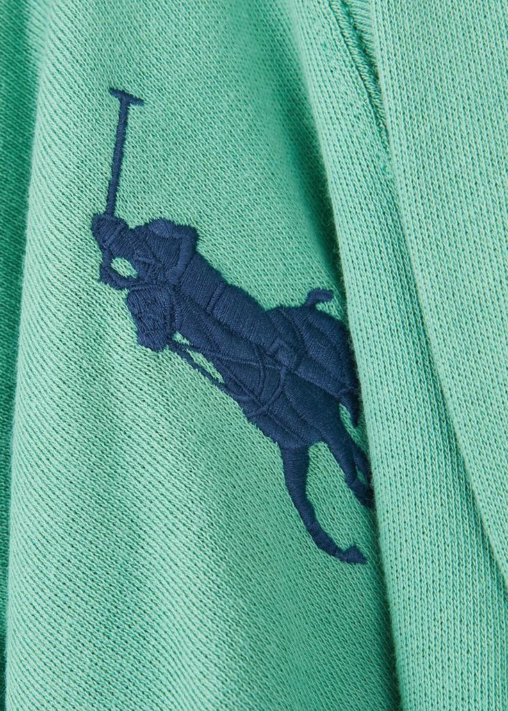 商品Ralph Lauren|KIDS Green hooded cotton sweatshirt (1.5-6 years),价格¥291,第2张图片详细描述