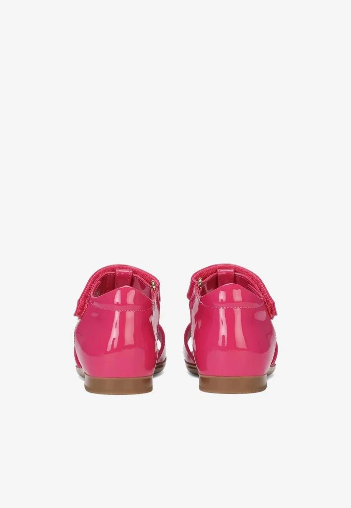 商品Dolce & Gabbana|Baby Girls DG Logo Patent Leather Sandals,价格¥2987,第3张图片详细描述