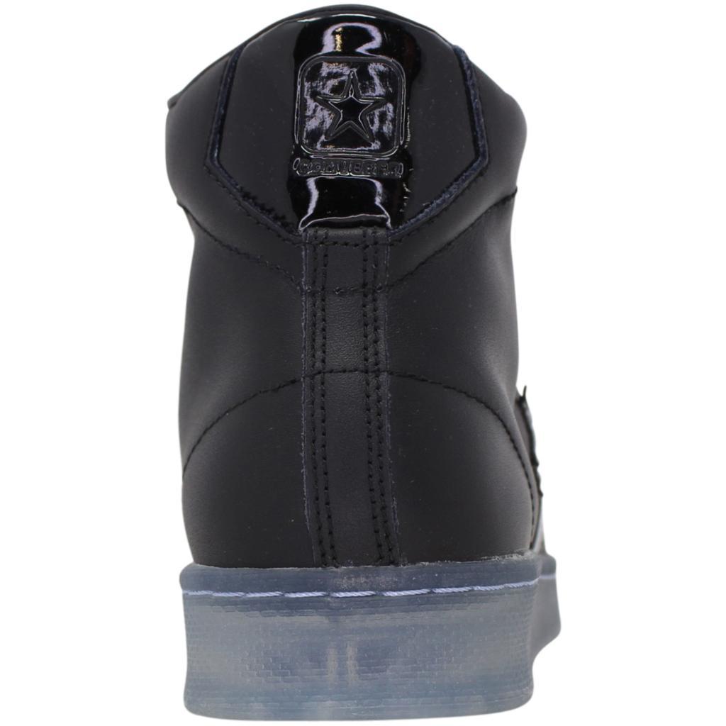 商品Converse|Converse Pro Leather HI Black/Black/Clear  169501C Men's,价格¥369,第4张图片详细描述