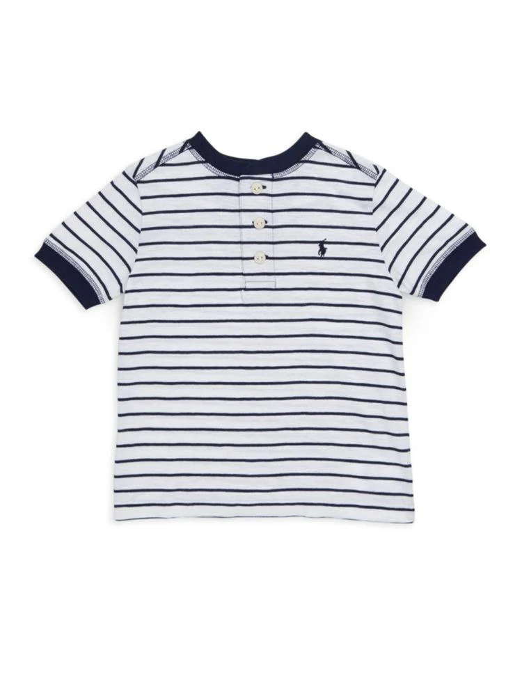 商品Ralph Lauren|Little Boy's & Boy's Striped Cotton Henley,价格¥79,第1张图片