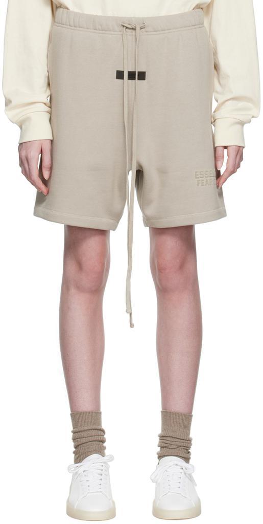 商品Essentials|Gray Drawstring Shorts,价格¥370,第1张图片