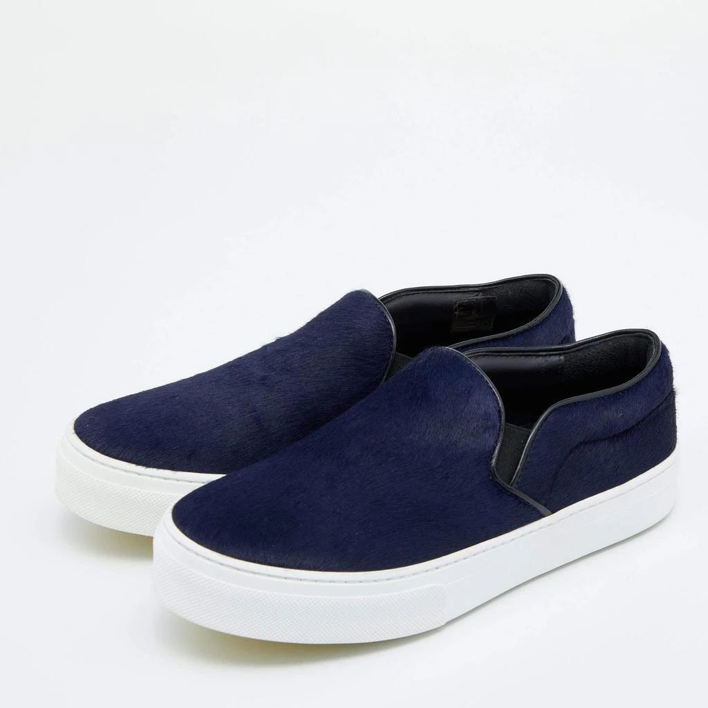 商品[二手商品] Celine|Celine Blue Calf Hair Slip-on Sneakers Size 36,价格¥1940,第2张图片详细描述