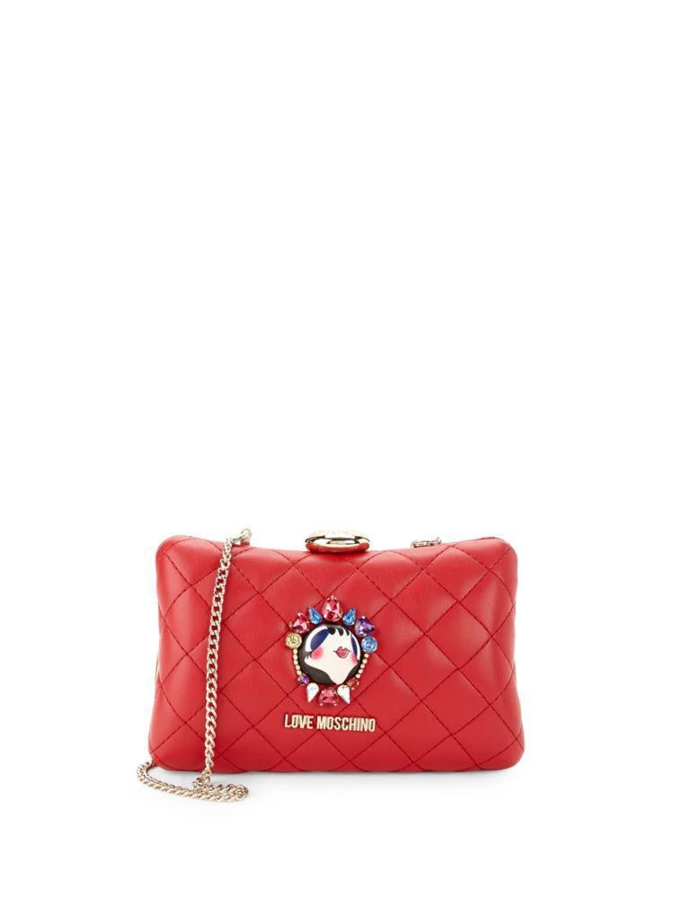 商品Moschino|Quilted Convertible Clutch,价格¥1022,第1张图片