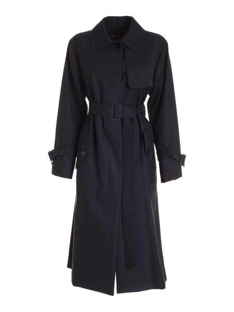 商品Max Mara|Max Mara Studio Belted Trench Coat,价格¥4618,第1张图片
