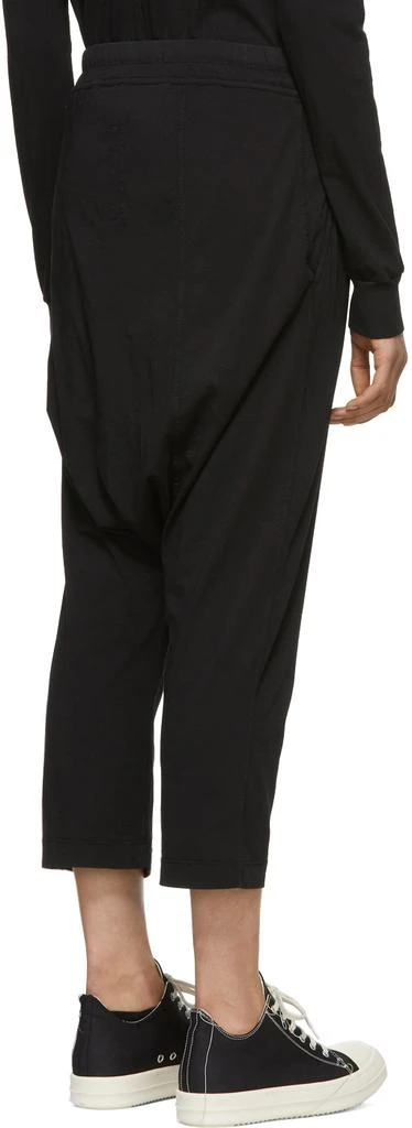 商品Rick Owens|Black Drawstring Cropped Lounge 裤,价格¥2613,第3张图片详细描述