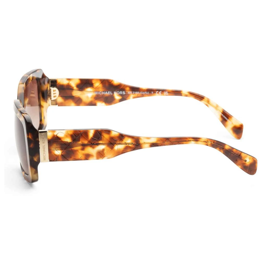 商品Michael Kors|Michael Kors Women's Brown Rectangular Sunglasses,价格¥339,第2张图片详细描述