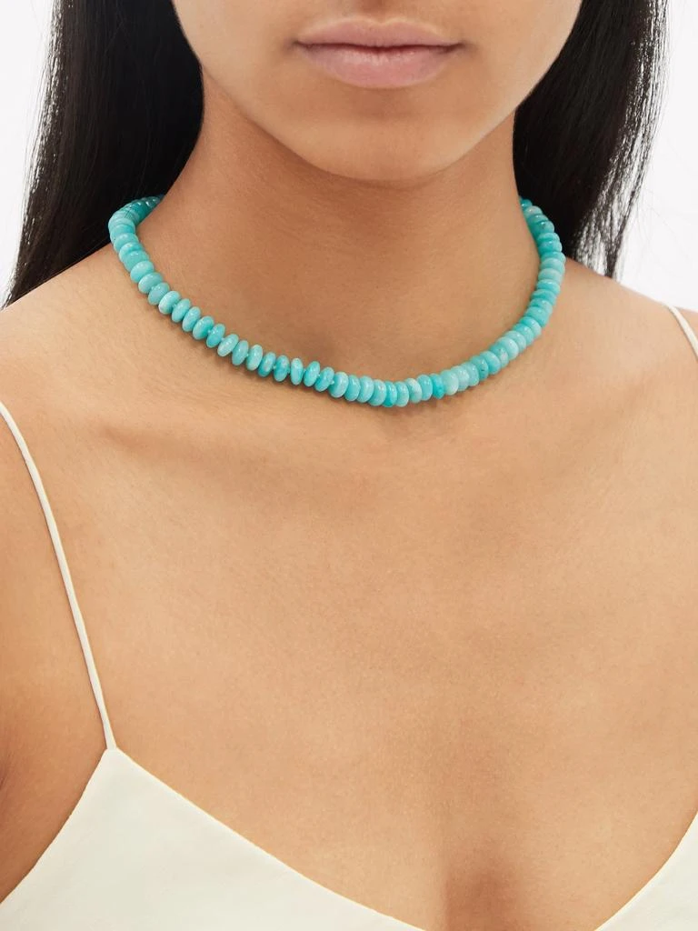 商品Irene Neuwirth|Candy amazonite & 18kt gold necklace,价格¥32556,第2张图片详细描述