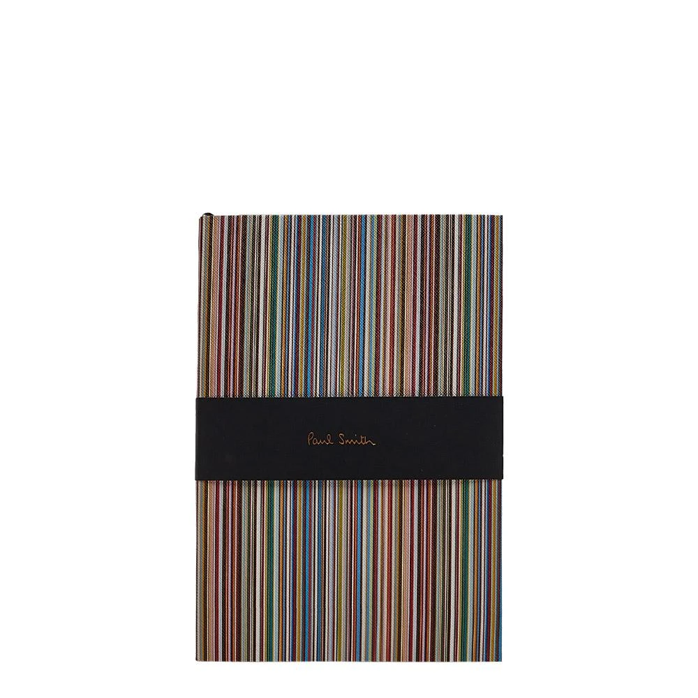 商品Paul Smith|Paul Smith A5 Signature Stripe Notebook - Multi,价格¥201,第1张图片