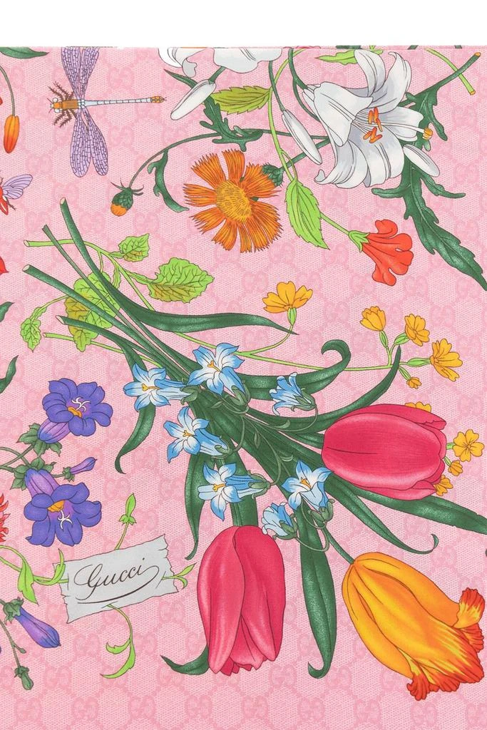 商品Gucci|Gucci Floral Printed Shawl,价格¥3184,第3张图片详细描述