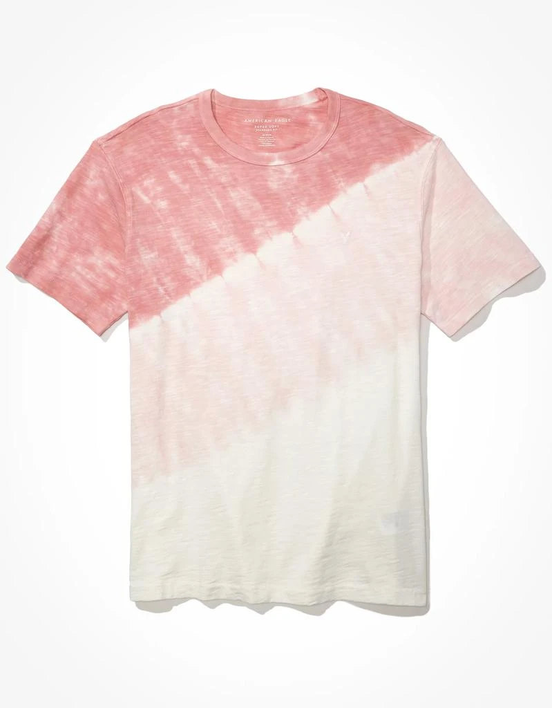 商品AE|AE Super Soft Slub Icon Tie-Dye T-Shirt,价格¥91,第4张图片详细描述