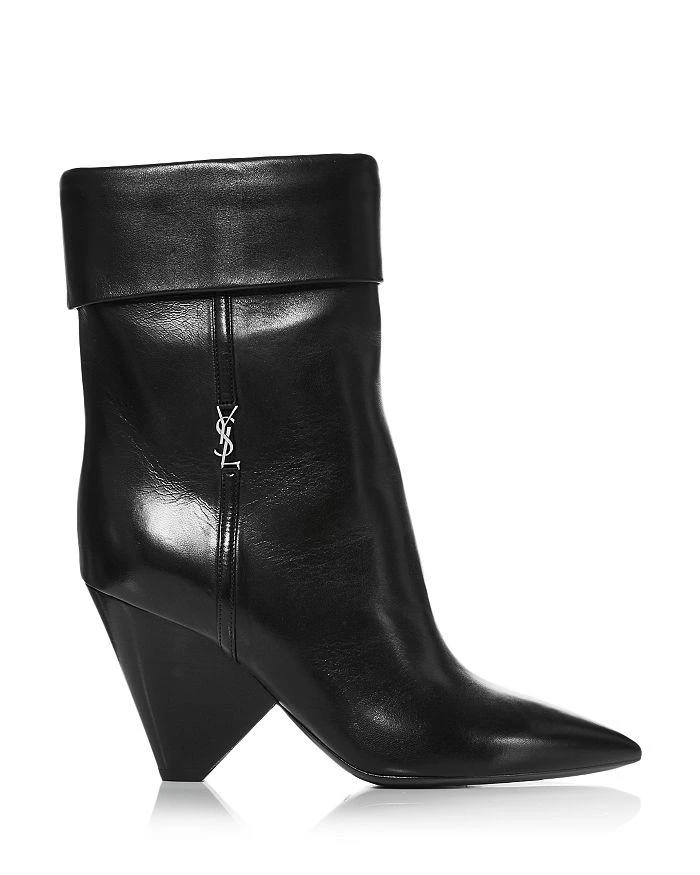 商品Yves Saint Laurent|Women's Niki Pointed Toe High Heel Booties,价格¥10052,第3张图片详细描述