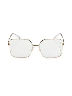 商品Miu Miu|60MM Square Eyeglasses,价格¥1887,第1张图片