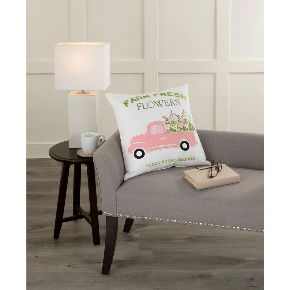 商品Arlee Home Fashions|Farm Fresh Flower Decorative Pillow,价格¥112,第2张图片详细描述