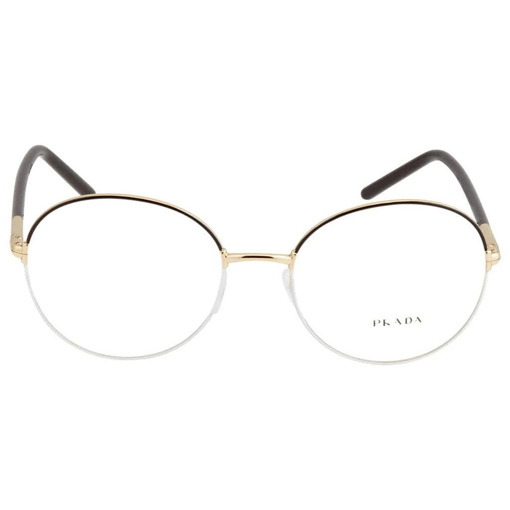 商品Prada|Prada Demo Round Ladies Eyeglasses PR 55WV 07I1O1 53,价格¥714,第2张图片详细描述