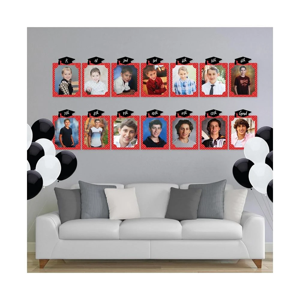 商品Big Dot of Happiness|Red Grad - Best is Yet to Come - 8 x 10 inches K-12 School Photo Holder - DIY Graduation Party Decor - Picturific Display,价格¥224,第2张图片详细描述