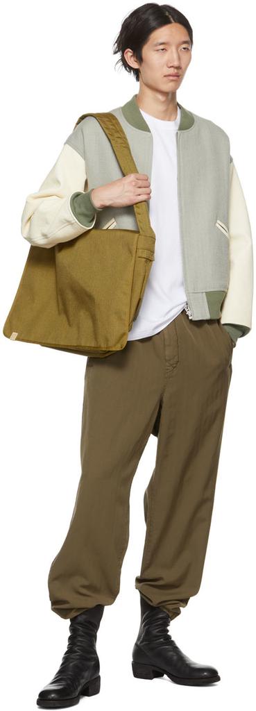 Khaki Cordura 38L Messenger Bag商品第4张图片规格展示