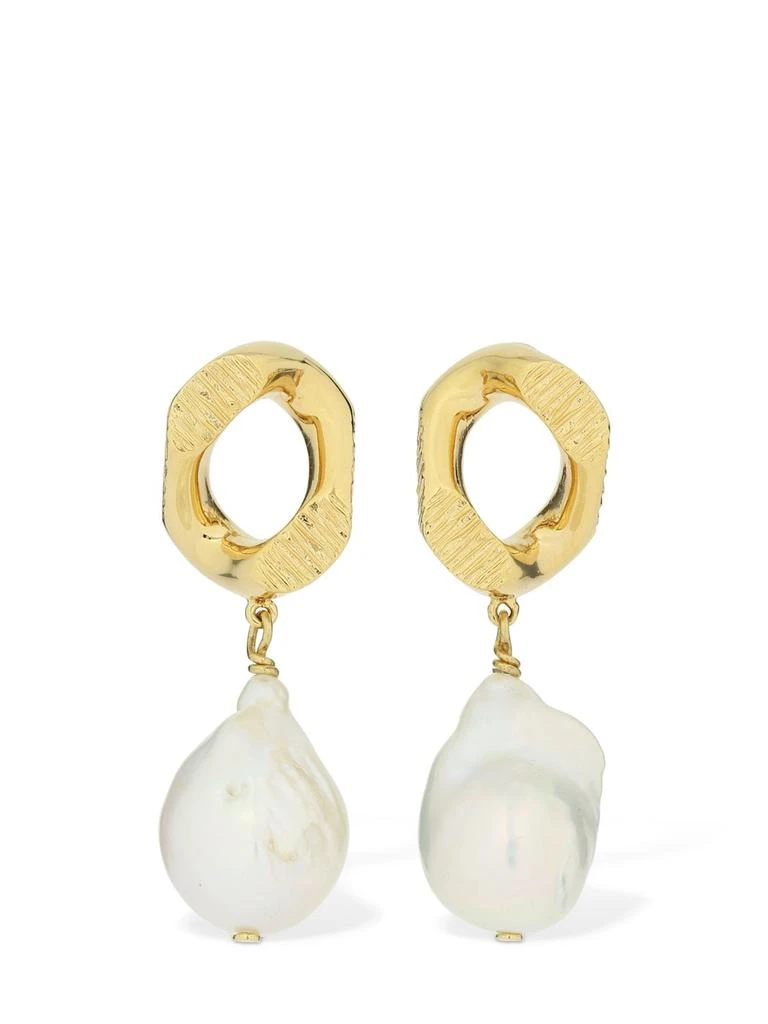 商品Burberry|Chain Link Earrings W/ Pearl,价格¥4234,第1张图片