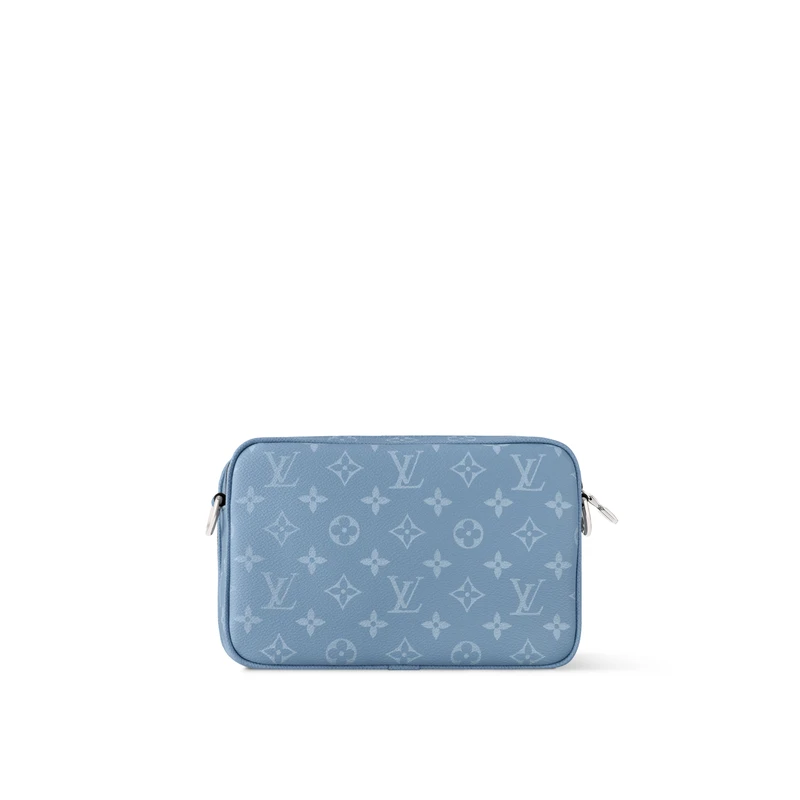 商品Louis Vuitton|LV/路易威登 男士蓝色帆布/牛皮邮差包,价格¥18878,第6张图片详细描述