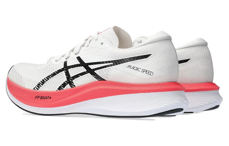 商品[国内直发] Asics|Magic Speed 3.0 舒适轻便 织物合成革 低帮 休闲跑步鞋 女款 白黑粉,价格¥1061,第5张图片详细描述