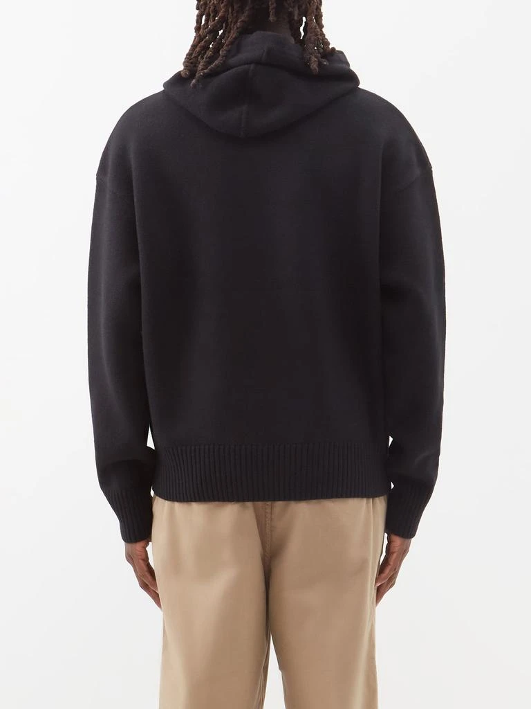 商品AMI|Ami de Cœur-logo wool hoodie,价格¥2864,第5张图片详细描述