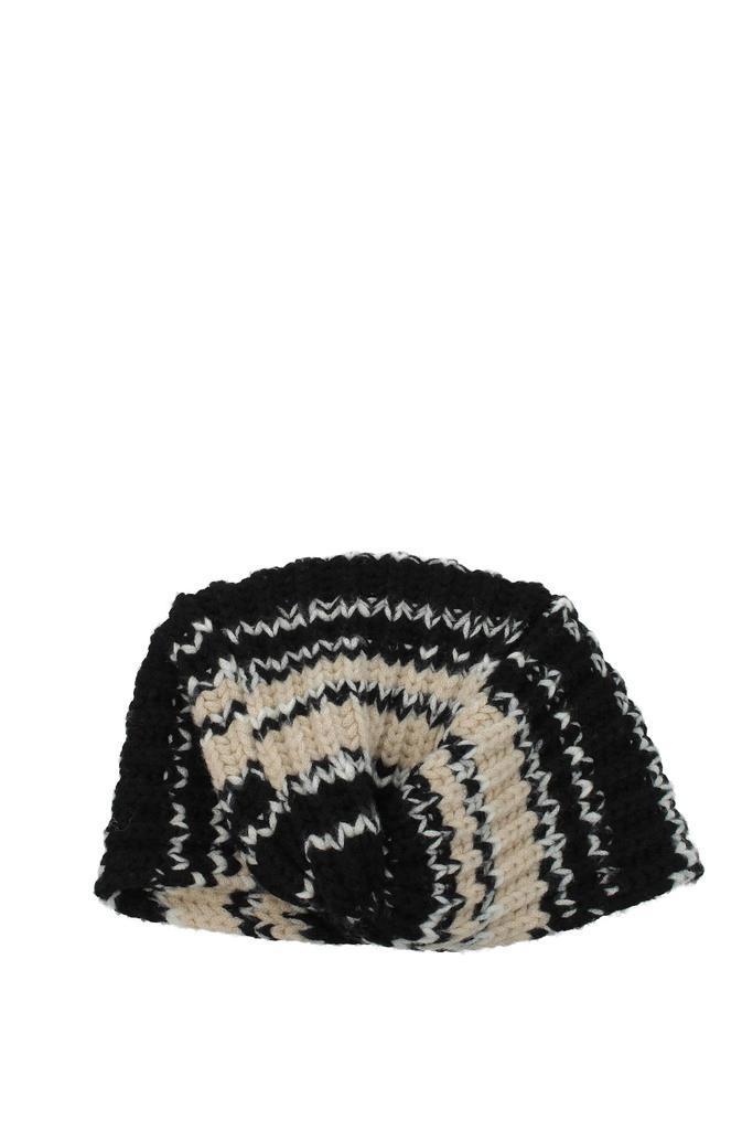 商品Missoni|Hats Virgin Wool Black Beige,价格¥834,第1张图片