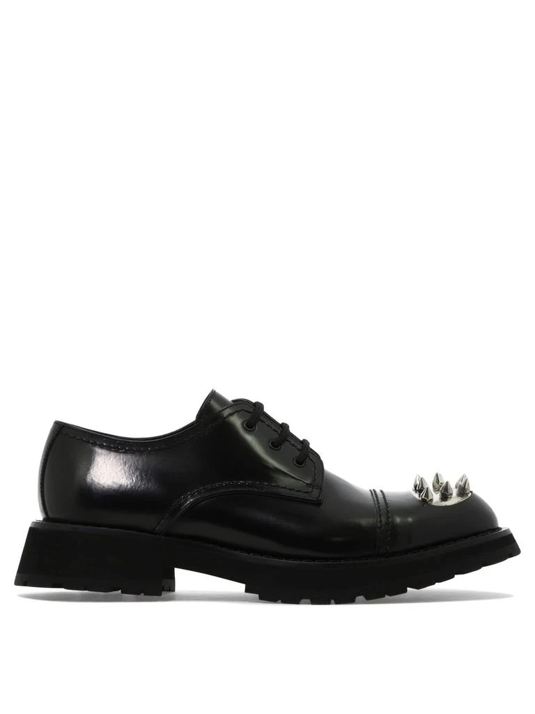 商品Alexander McQueen|Alexander mcqueen men's black other materials lace up shoes,价格¥7145,第1张图片