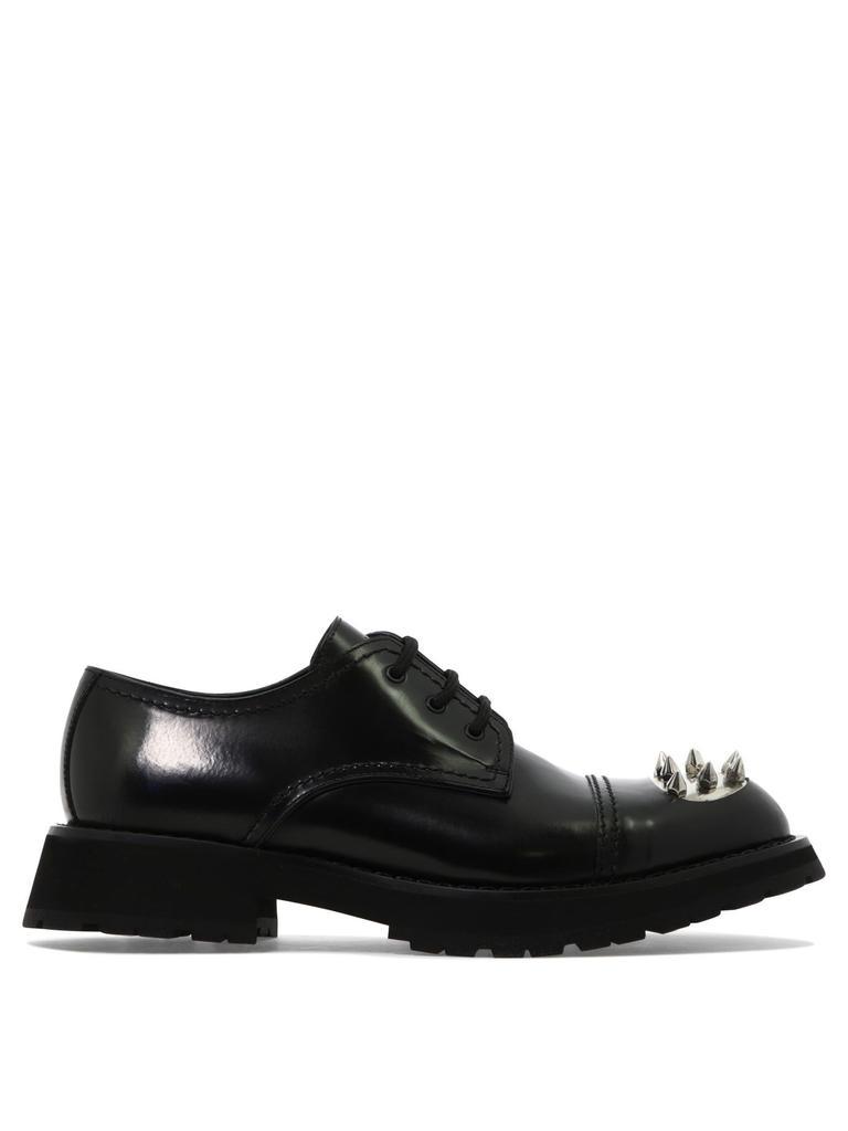 商品Alexander McQueen|Alexander Mcqueen Men's  Black Other Materials Lace Up Shoes,价格¥6623-¥10252,第1张图片